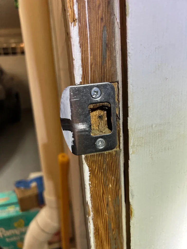 look at strike plate