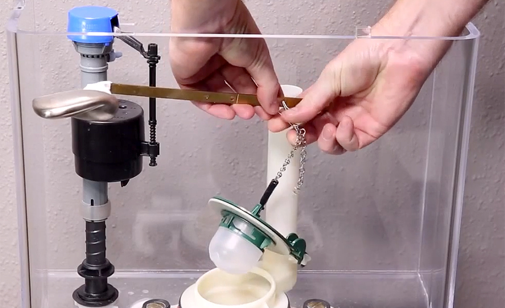 how to fix a toilet chain