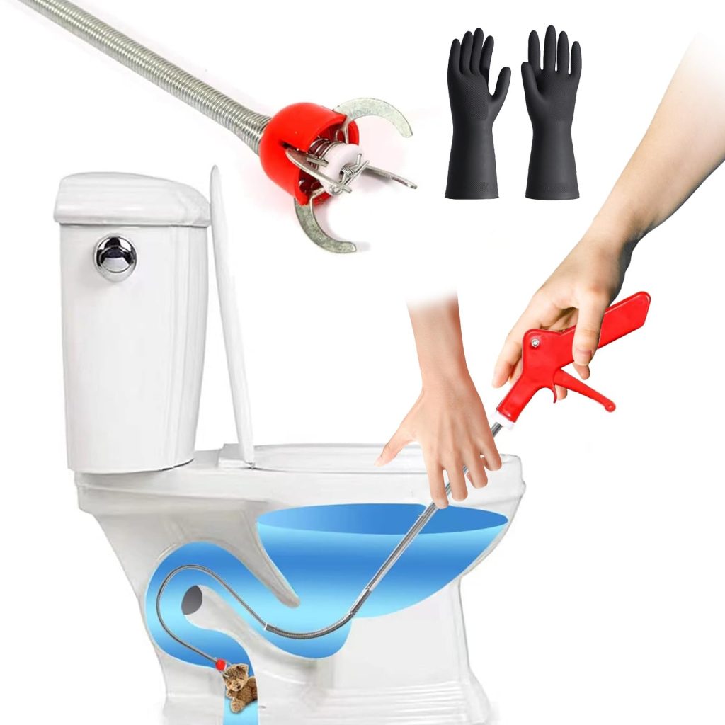 how to use a plumber's snake in a toilet that won't flush