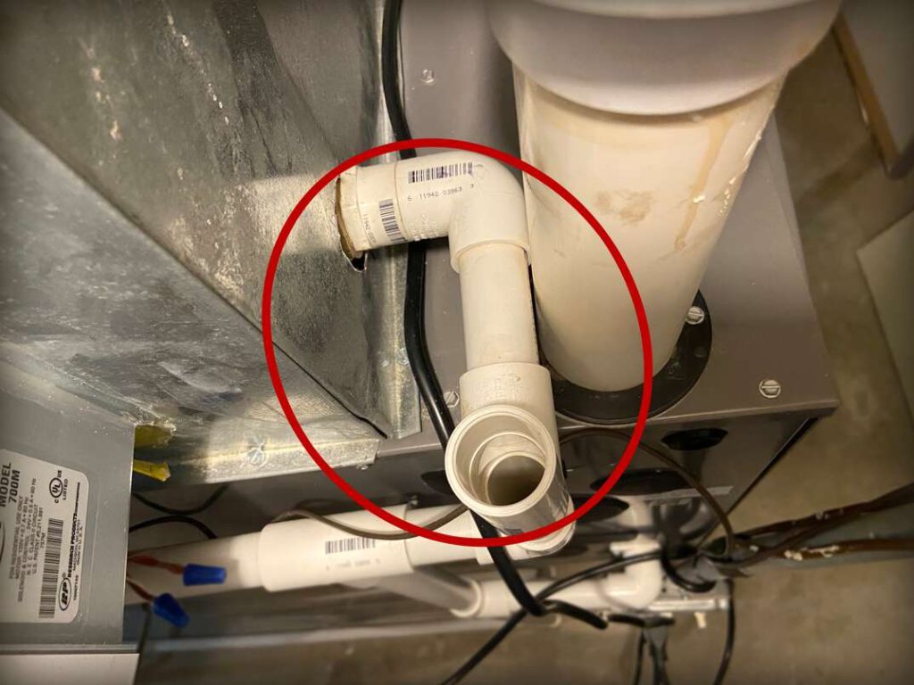 ac drain line is clogged