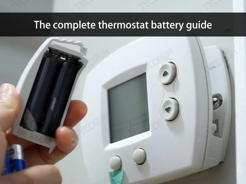 check your batteries in your thermostat