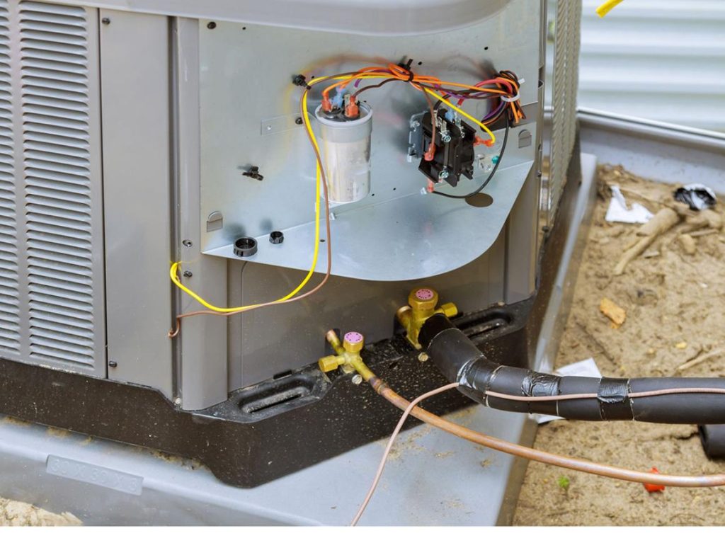 outdoor ac unit connections