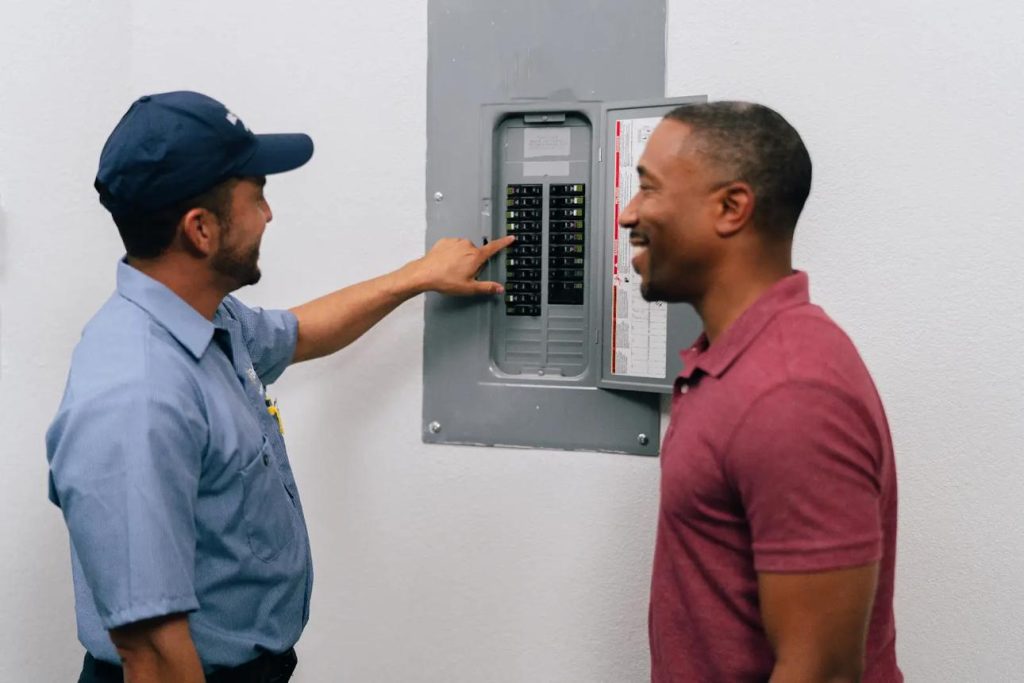 an electrician can help with your circuit breaker