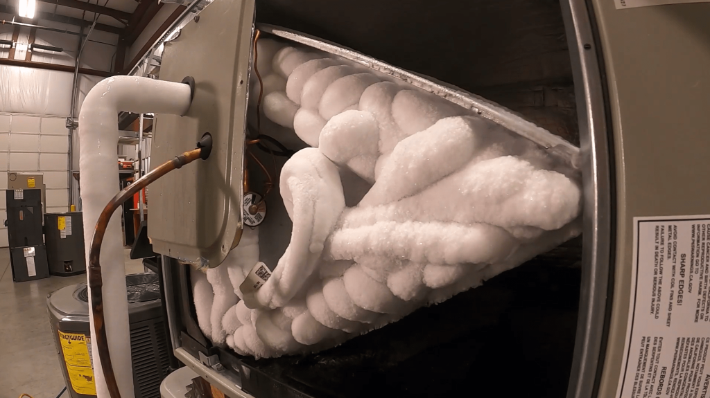 ice on ac coils