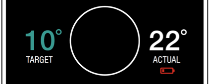 battery is low on thermostat