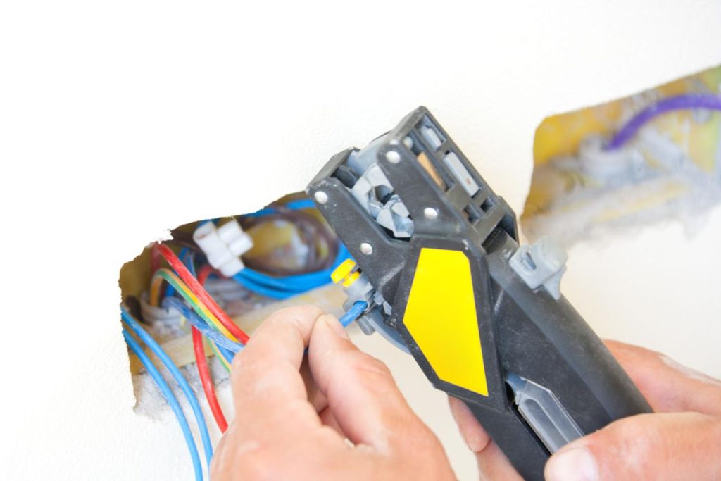 replacing the electrical outlet