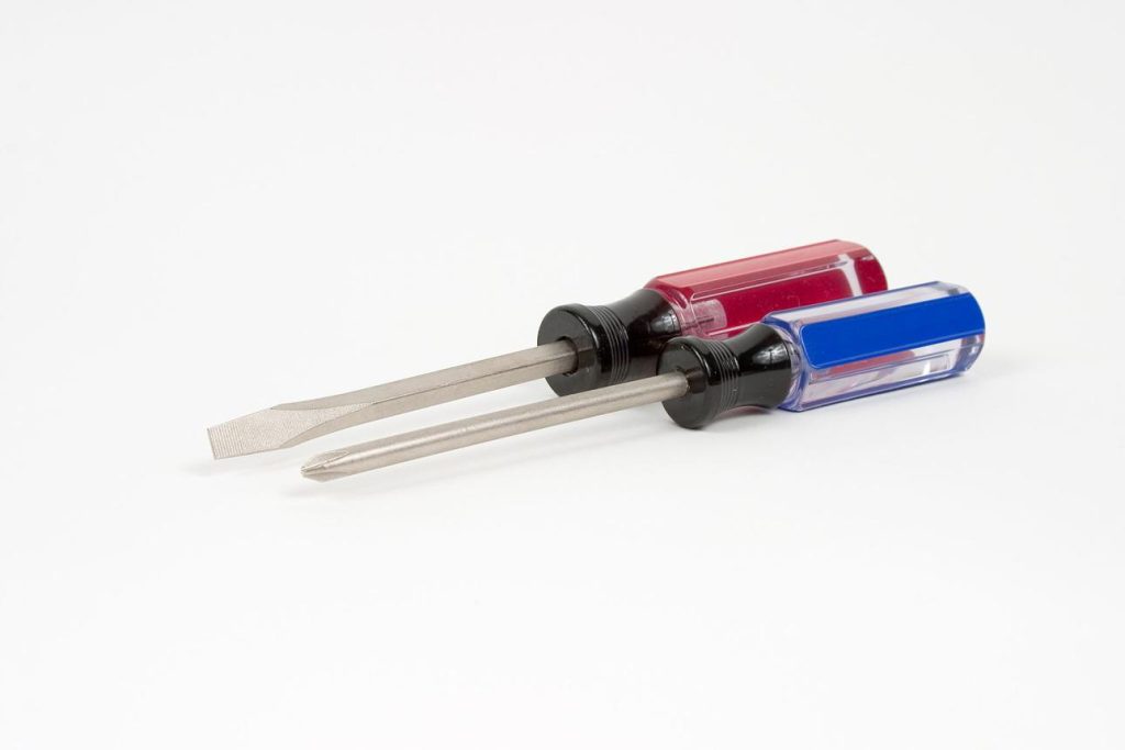 screwdrivers can be handy to fix electrical problems