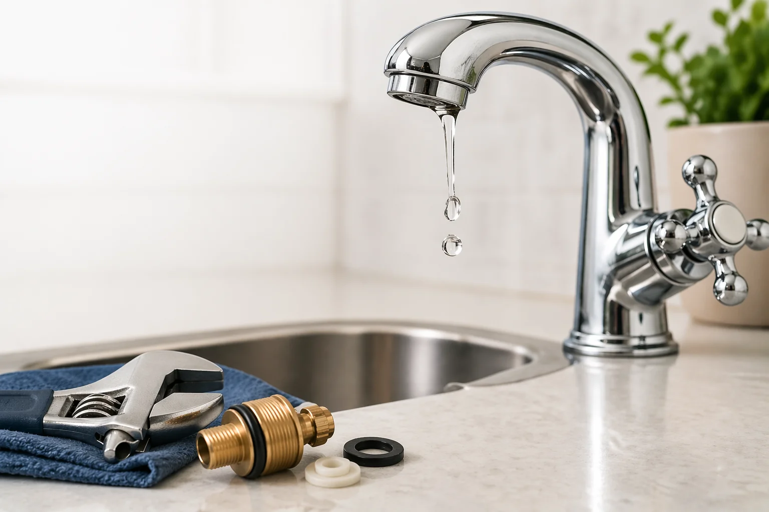 how to fix a leaking faucet