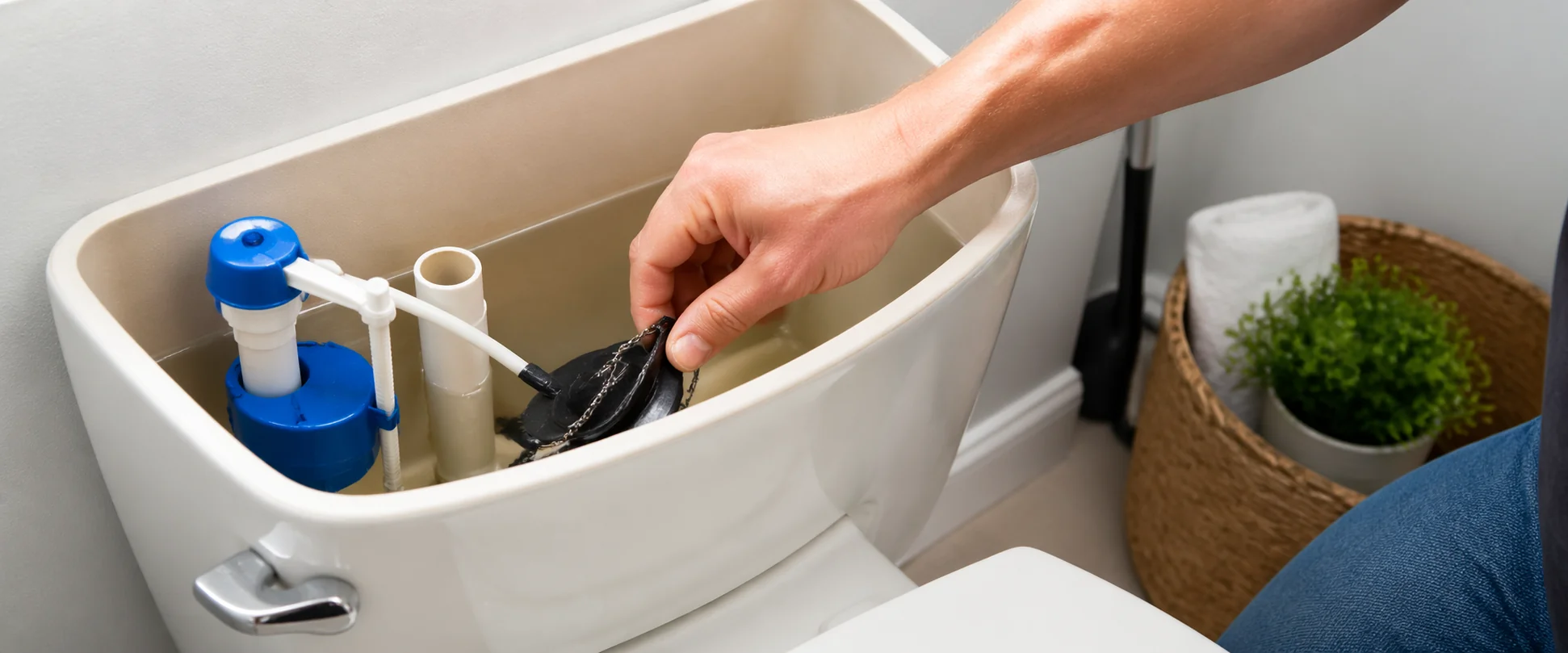 how to fix a running toilet